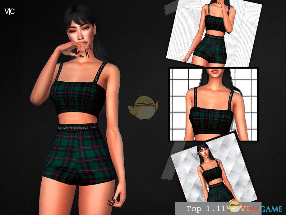 《模拟人生4》女性吊带网格服装MOD