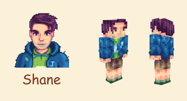 《我的世界》星露谷物语肖恩皮肤MOD