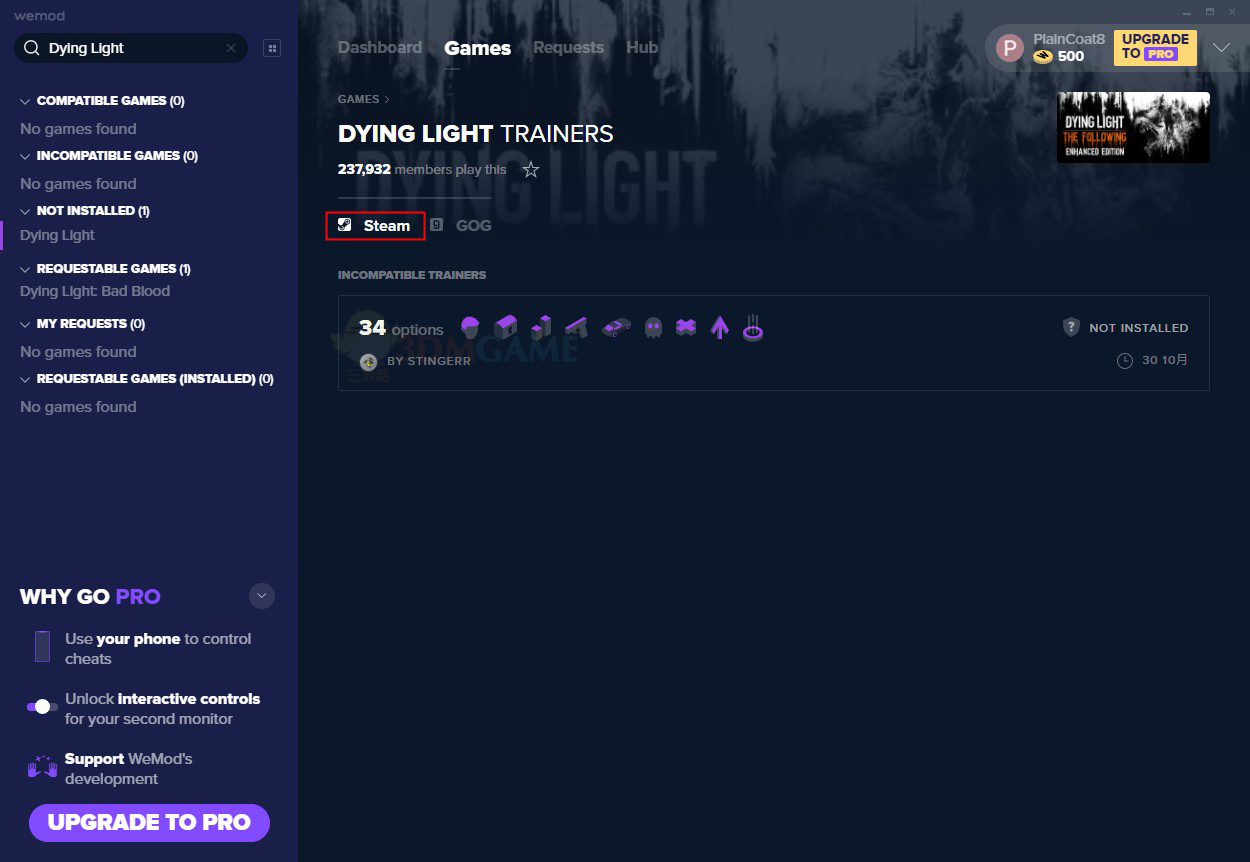 《消逝的光芒》v1.31三十四项修改器[MrAntiFun][Steam]