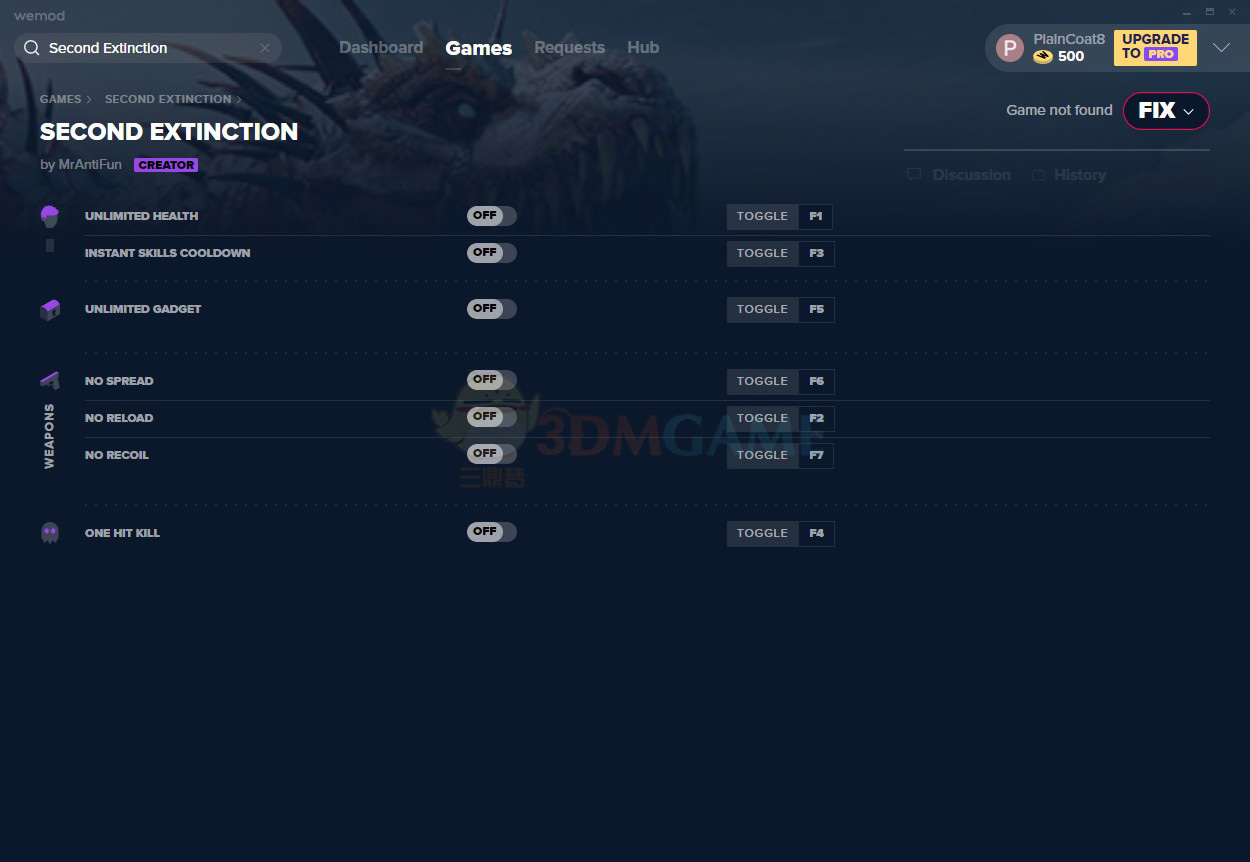 《二次灭绝》v1.0七项修改器[MrAntiFun]