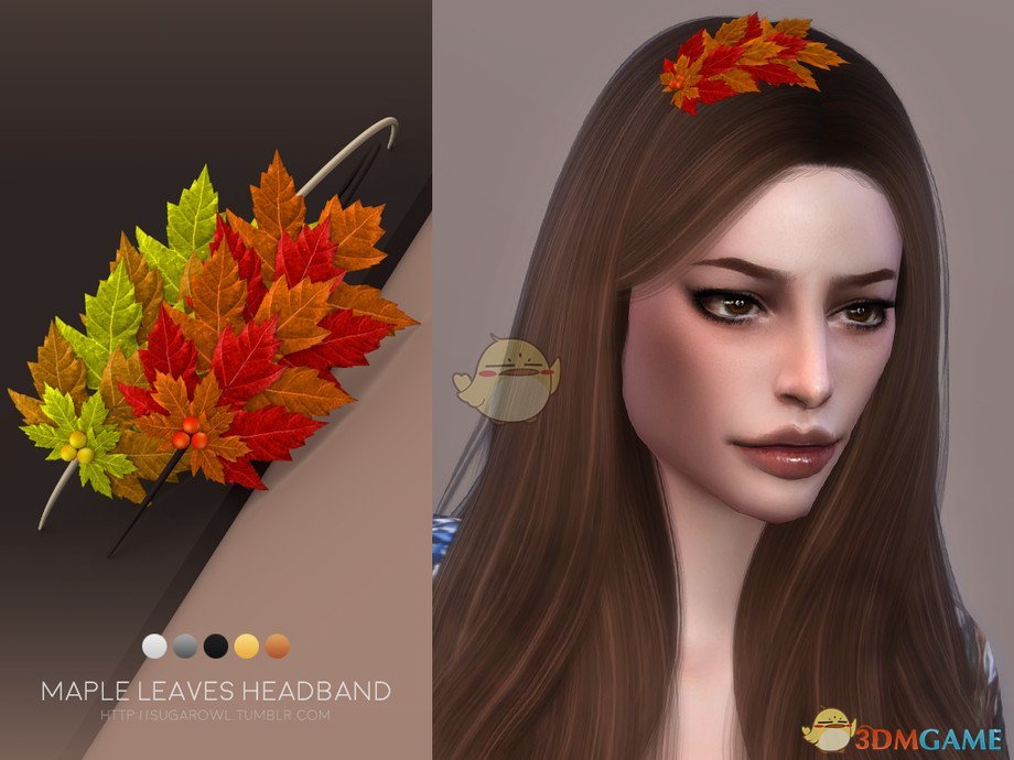 《模拟人生4》红枫头饰MOD