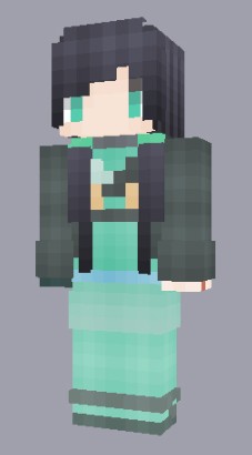 《我的世界》五行·墨水娘皮肤MOD