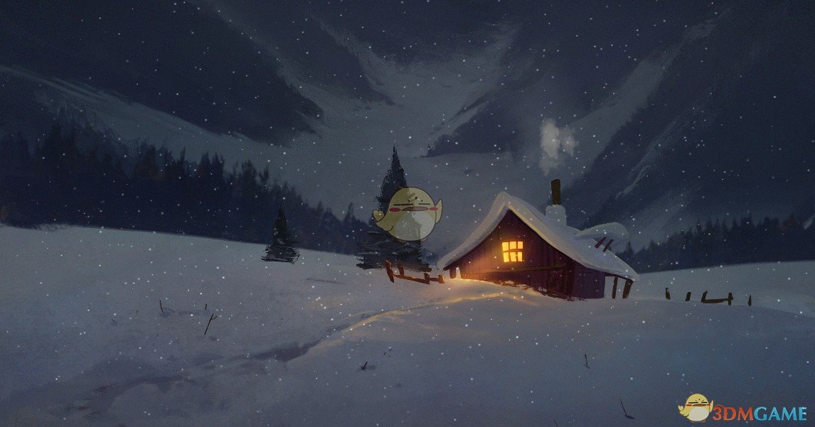 《Wallpaper Engine》厚厚积雪的山中小屋动态壁纸