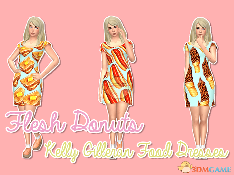 《模拟人生4》女性食品连衣裙MOD