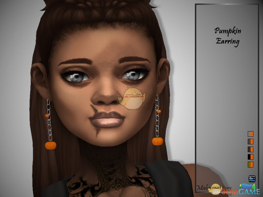 《模拟人生4》南瓜耳环MOD