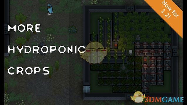 《边缘世界》更多的水培作物v1.2 MOD