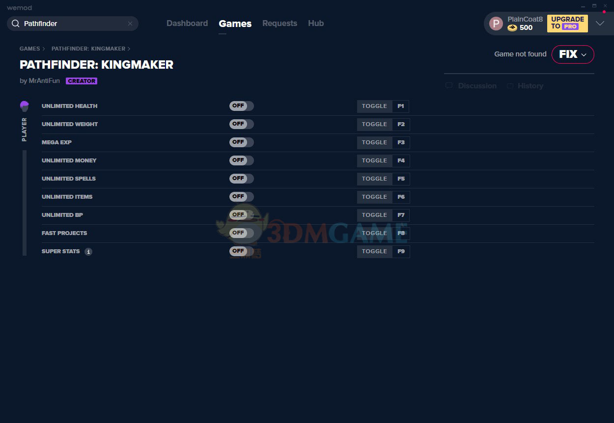 《开拓者：拥王者》v2.1.5d九项修改器[MrAntiFun]