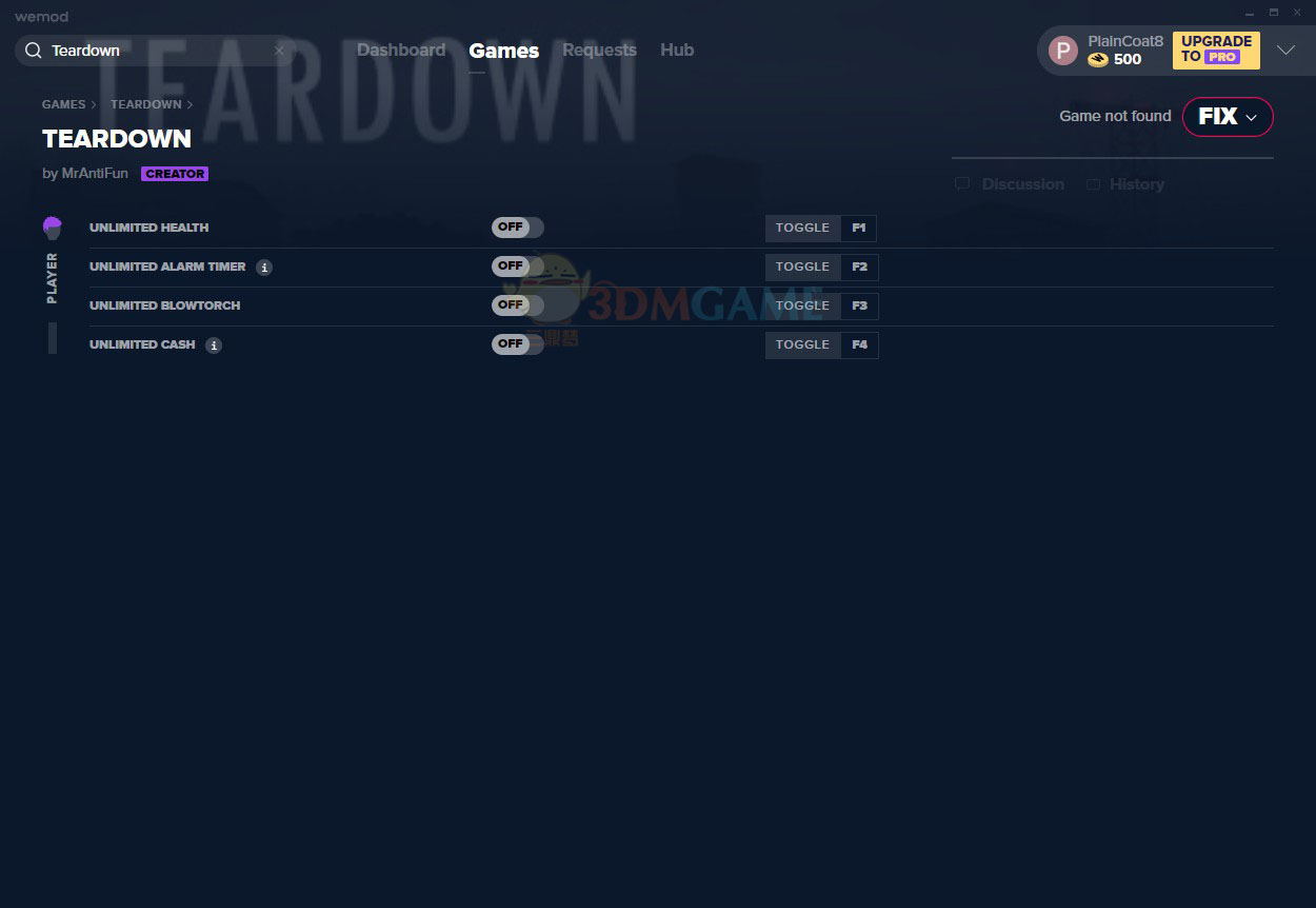 《拆迁》v2020.11.05四项修改器[MrAntiFun]