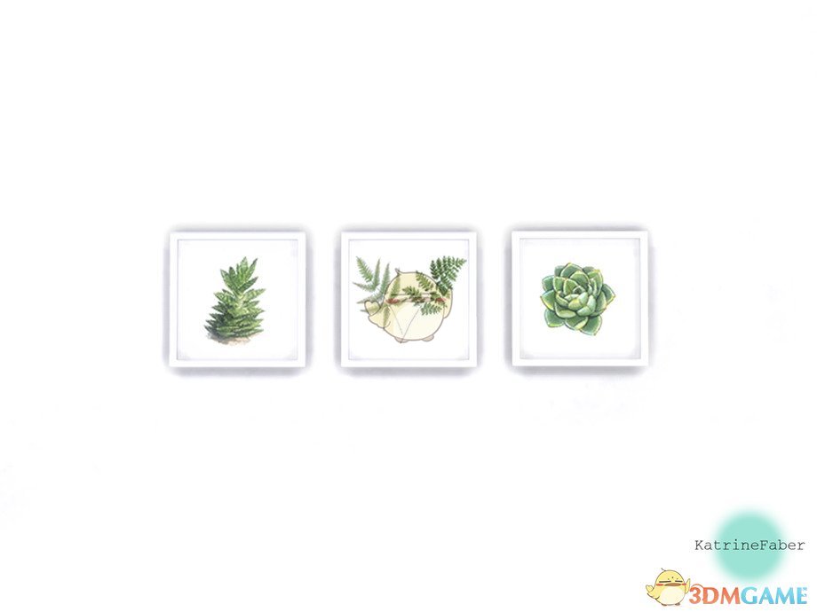 《模拟人生4》清爽植物绘画壁画MOD