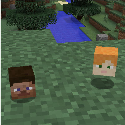 《我的世界》玩家死亡后掉头MOD