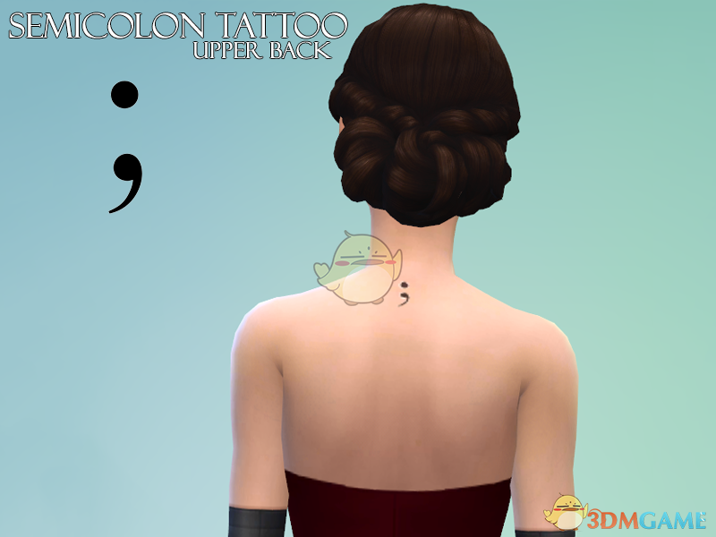 《模拟人生4》分号纹身MOD