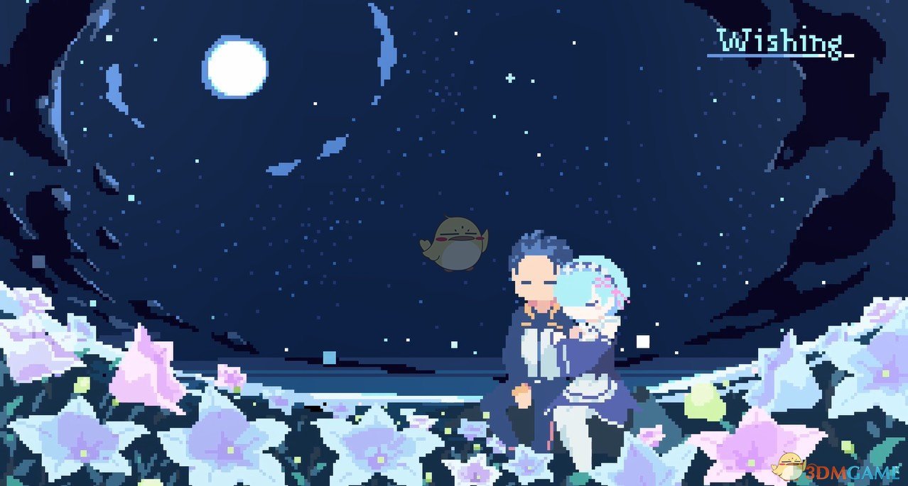 《Wallpaper Engine》Re0蕾姆和菜月昴8BIT风动态壁纸