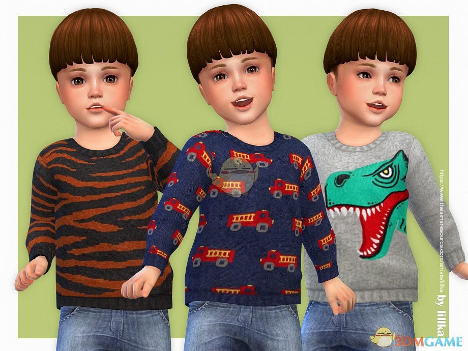 《模拟人生4》婴幼儿舒适冬季毛衣MOD