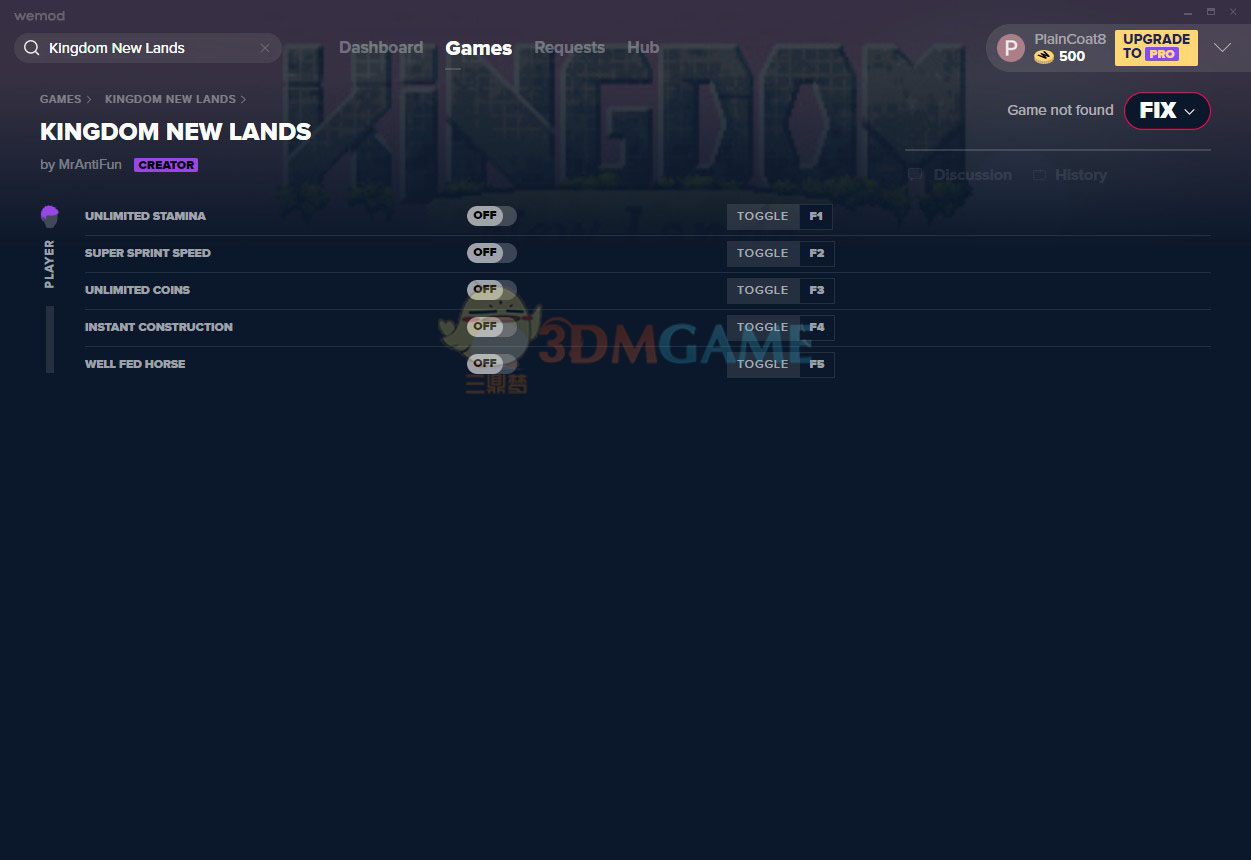 《王国：新大陆》v2020.11.11五项修改器[MrAntiFun][Steam]