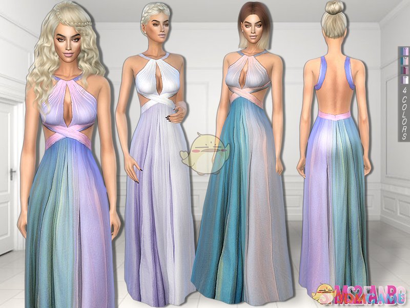 《模拟人生4》女性美丽彩色礼服MOD