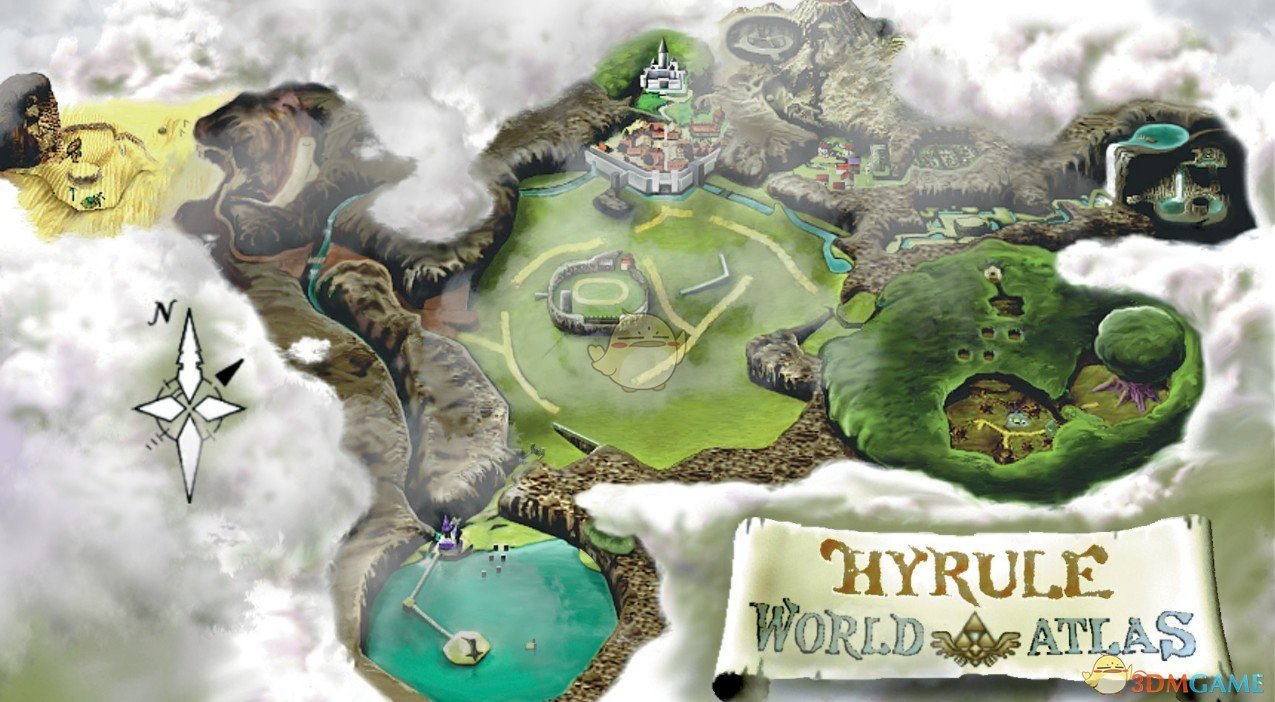《Wallpaper Engine》塞尔达时之笛世界地图动态壁纸