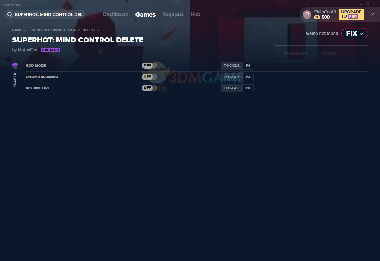 《燥热：意念控制删除》v1.0.2三项修改器[MrAntiFun]