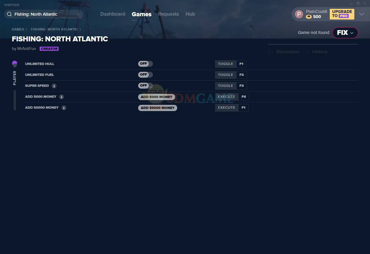 《钓鱼：北大西洋》v1.0五项修改器[MrAntiFun]