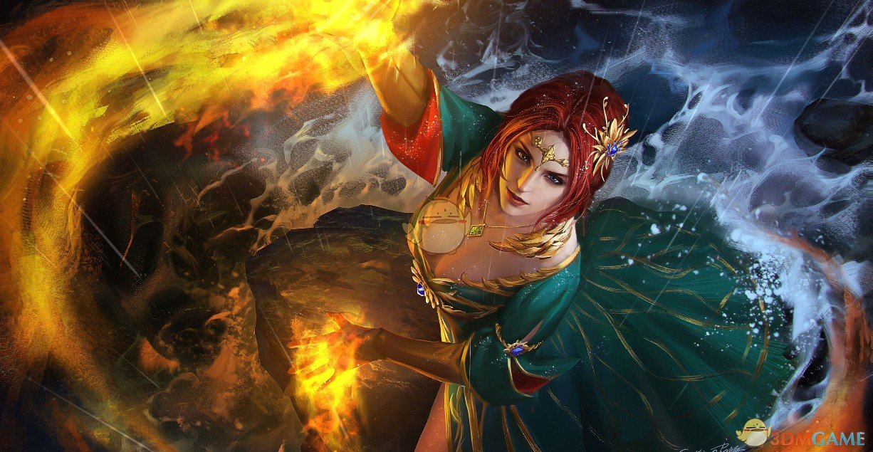 《Wallpaper Engine》巫师3火舞碧翠丝动态壁纸