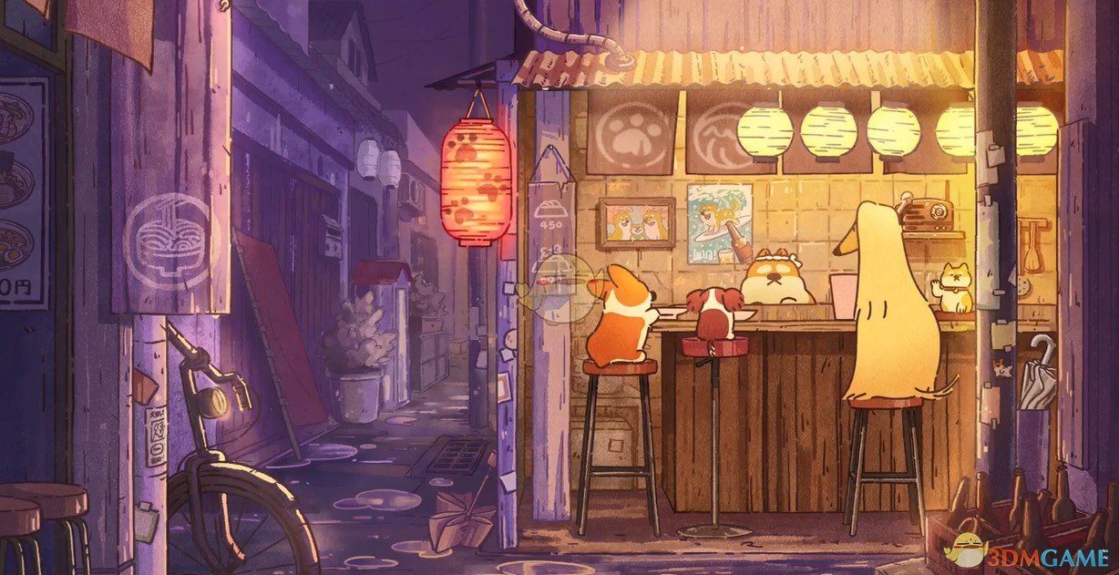 《Wallpaper Engine》狗狗们的居酒屋动态壁纸