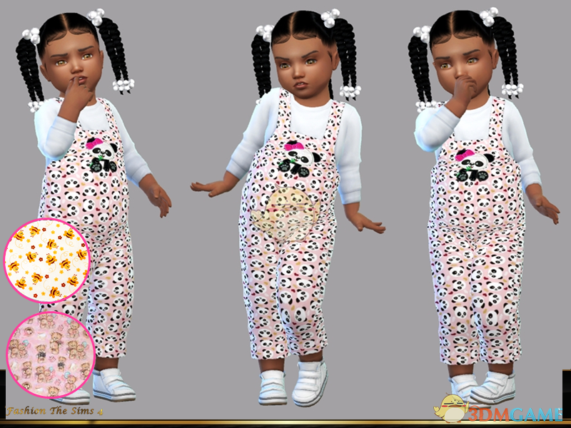 《模拟人生4》可爱动物印花连衣裙MOD