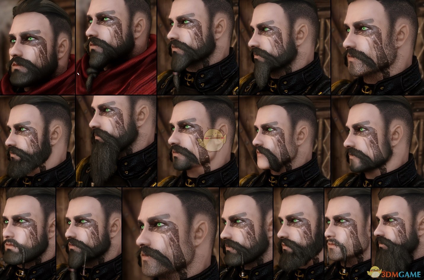 《上古卷轴5：天际重置版》17种胡须MOD