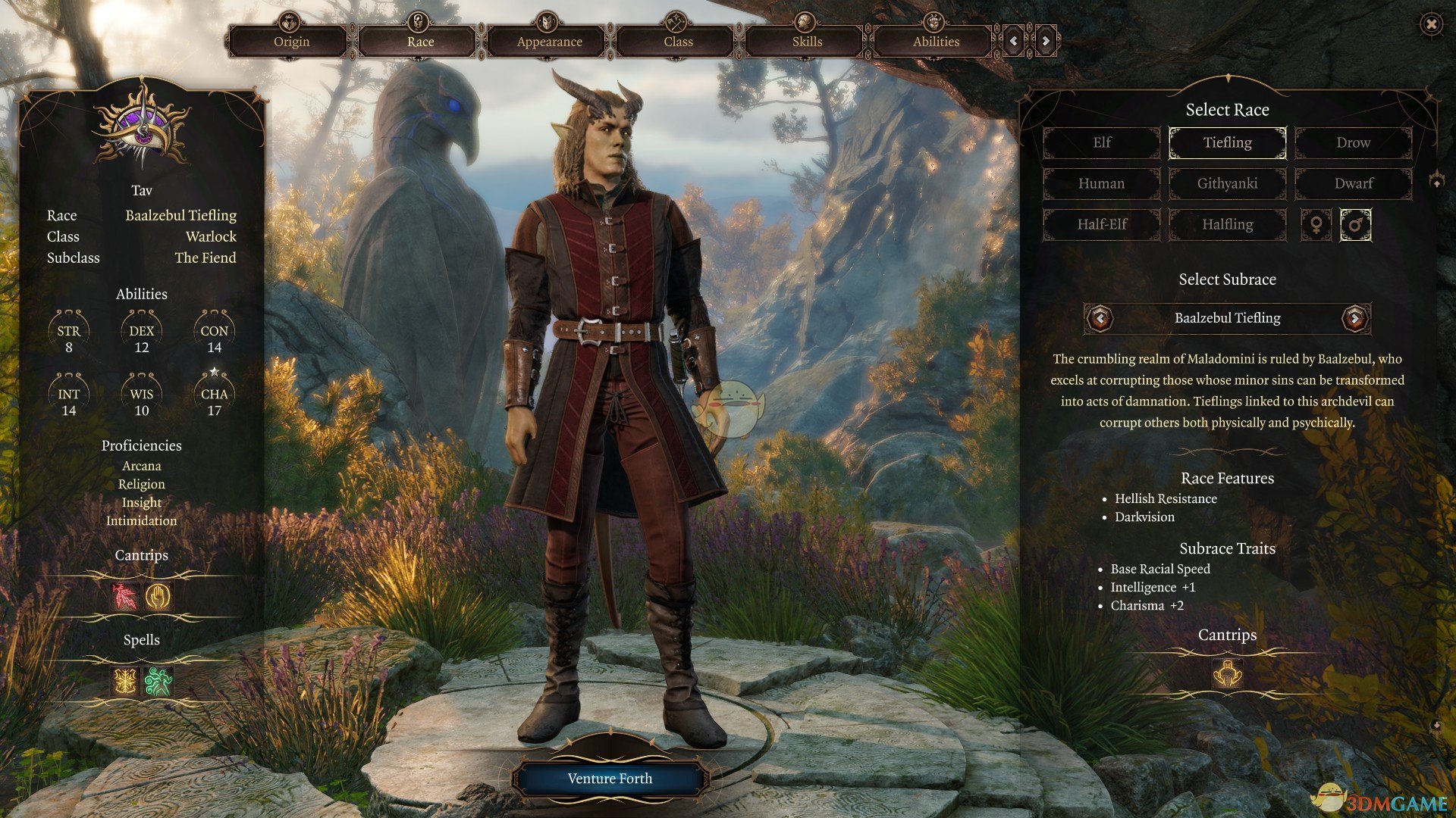 《博德之门3》魔邓肯的众敌卷册提夫林亚族MOD