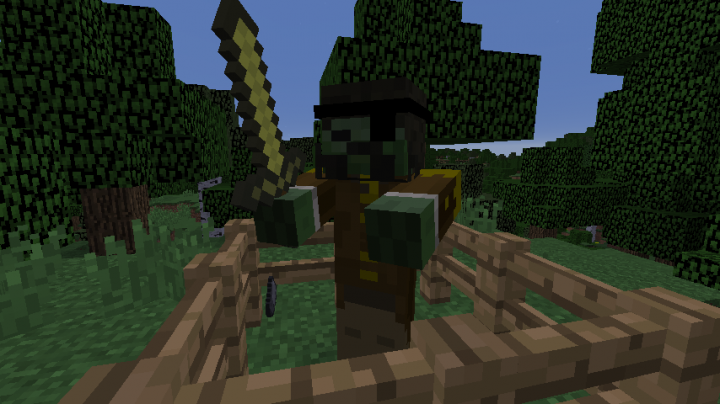 《我的世界》奇特僵尸包MOD