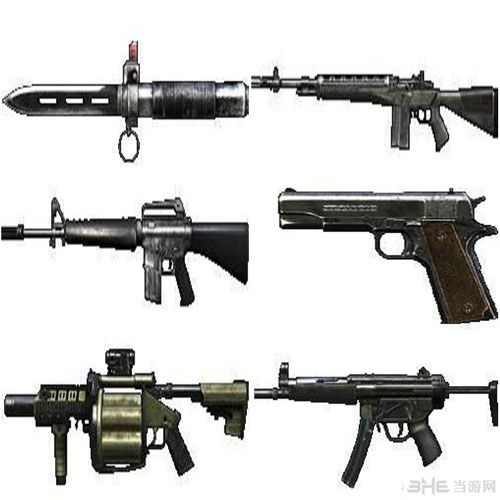 使命召唤9武器装备图