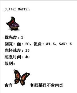 饥荒食谱