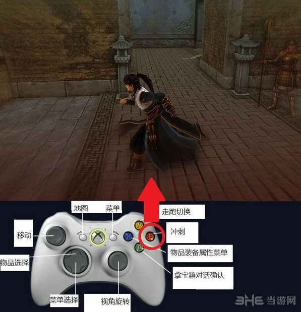古剑奇谭2手柄按键城镇部分操作详解