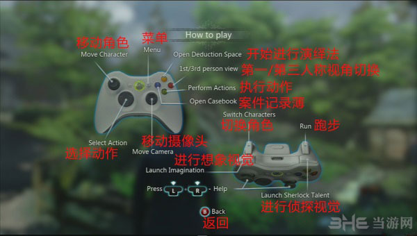 福尔摩斯罪与罚手柄按键操作