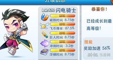 天天酷跑闪电骑士 