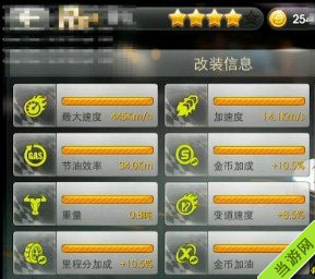 天天飞车新R车属性2