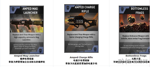 泰坦陨落全卡片资料大全 全武器卡片系统介绍7