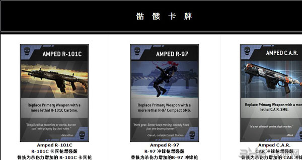 泰坦陨落全卡片资料大全 全武器卡片系统介绍1