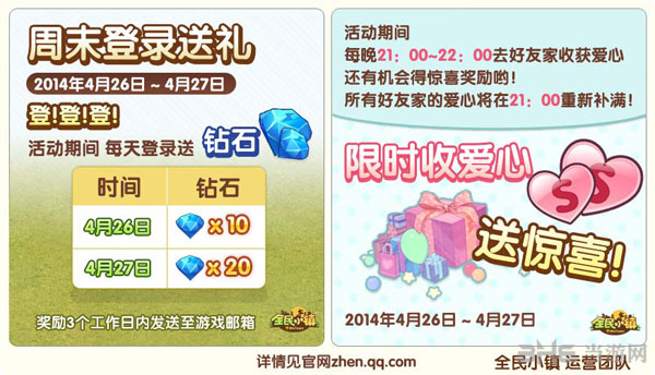 公测豪礼第四重：登陆送豪礼