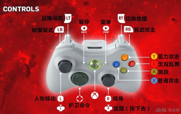 真三国无双7with猛将传pc版手柄按键设置1