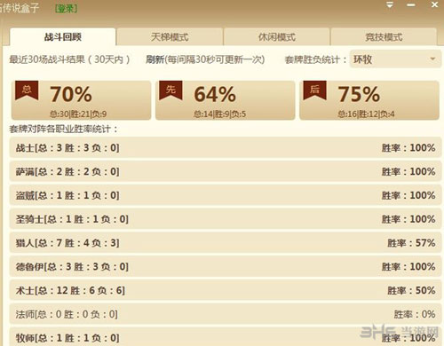 炉石传说天梯环牧70%胜率卡组推荐