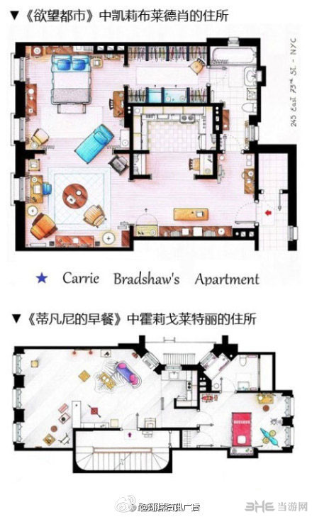 模拟人生4经典美剧房屋平面设计图3