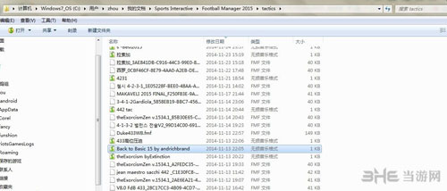足球经理2015战术包导入配图3