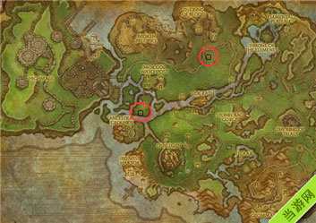 魔兽世界灵爪飞鹰刷新地图1