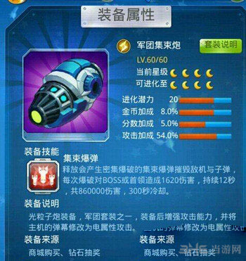 全民飞机大战军团套装详解1