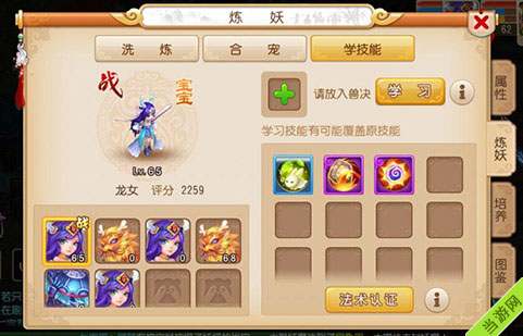 梦幻西游手游宠物技能认证