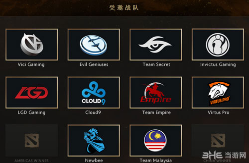 DOTA2 2015国际邀请赛TI5受邀队伍