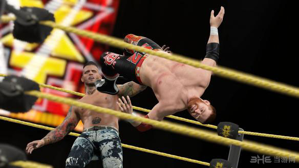 WWE2K15边绳飞空技