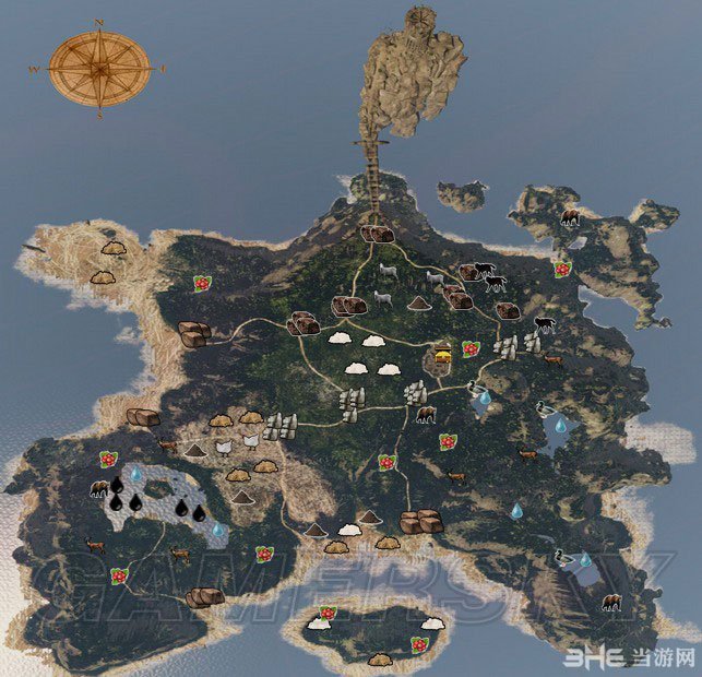 国王的统治资源分布地图