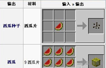 我的世界西瓜片怎么得2