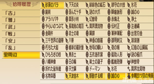 讨鬼传极PC版各区域挖掘道具素材大全7