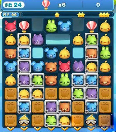 天天爱消除第99关攻略1
